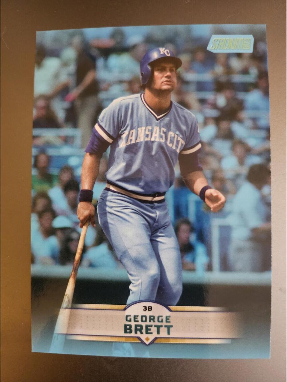 George Brett 2025 Stadium Club Light Blue insert #99 Kansas City Royals